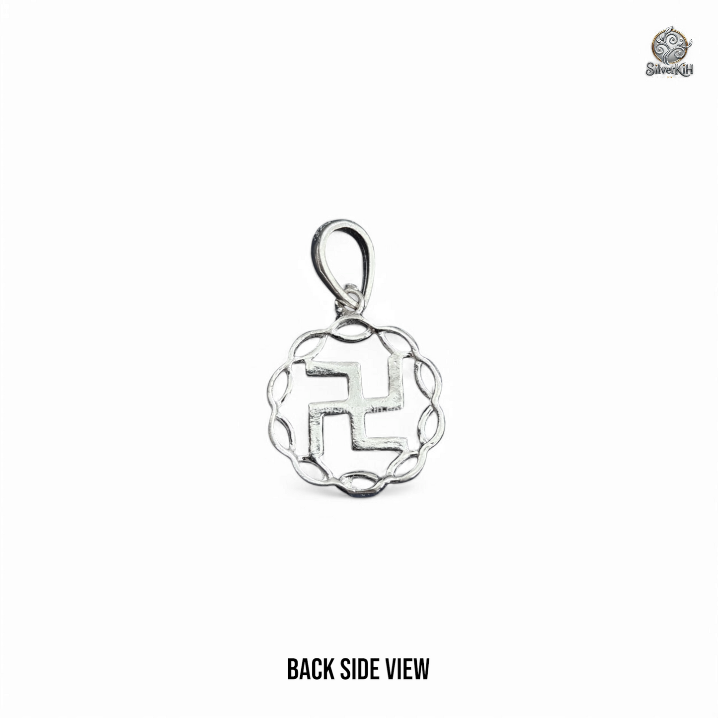 Real 925 Silver Swastik Symbol Locket (Hindu Religion)
