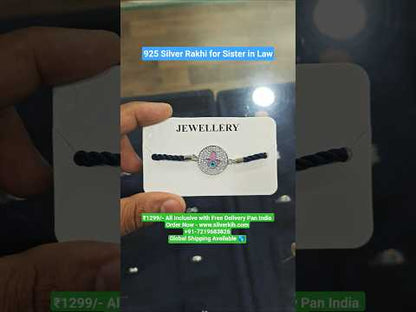 925 Silver Rakhi for Bhabhi