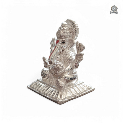 999 SILVER HOLLOW GANESHJI IDOL