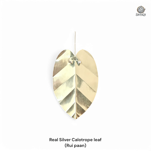 Fine 925 Silver Rui paan (calotrope leaf)