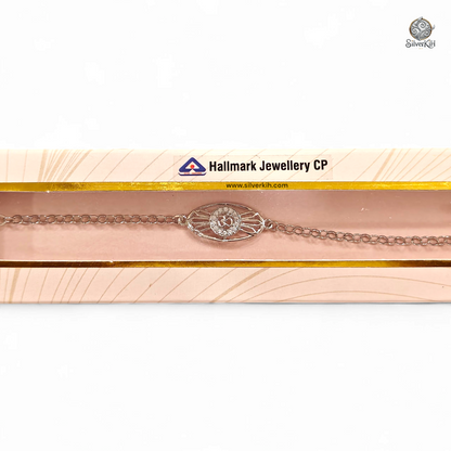 925 Real Silver Rakhi with Om Design (Rakshabandhan Special)