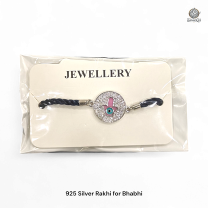 925 Silver Rakhi for Bhabhi